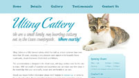 Ulting Cattery Website Design